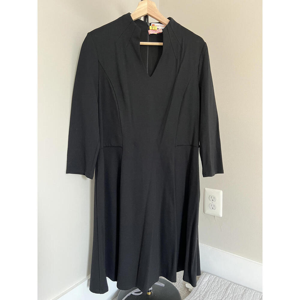 Jude Connally Black Fit & Flare Style Dress